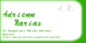 adrienn marias business card